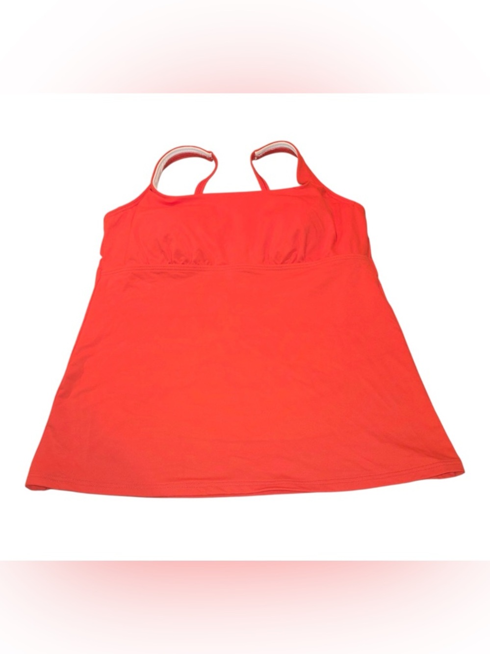 Lands' End Tankini Swim Top Size 8 Adjustable Straps